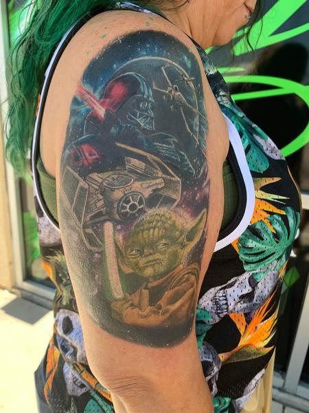 Daddy Jack - Star Wars half sleeve 